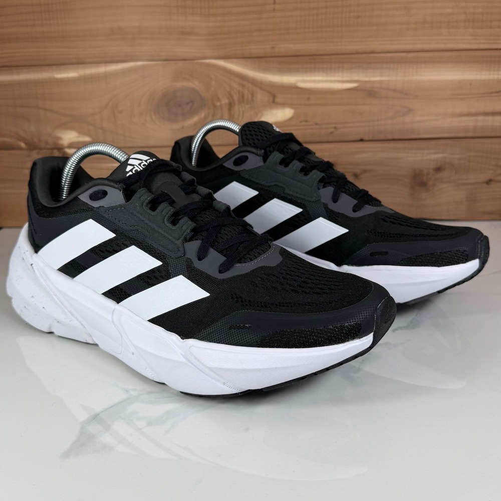Adidas Adistar Repetitor Running Training Shoes Black White GX2995 Mens 10.5 - Picture 6 of 16